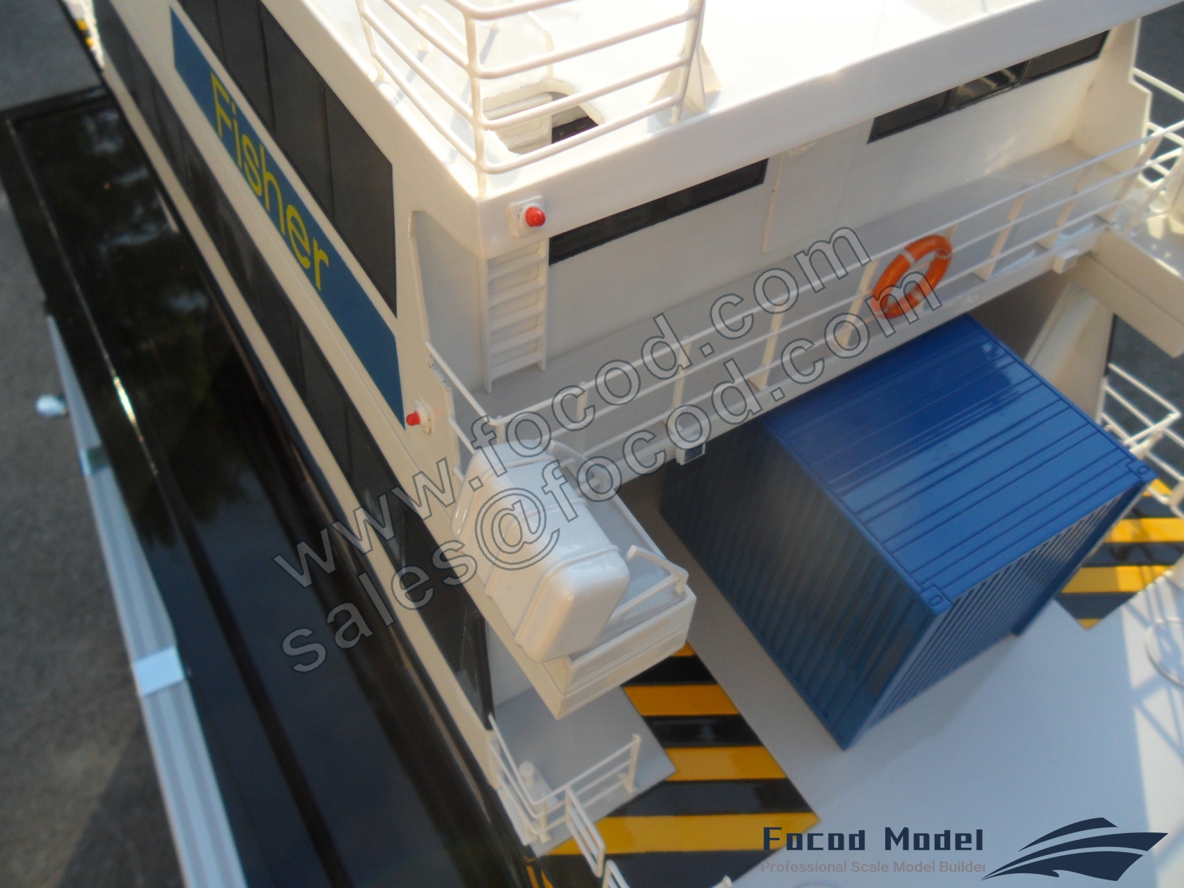 custom made model of 24m catamaran